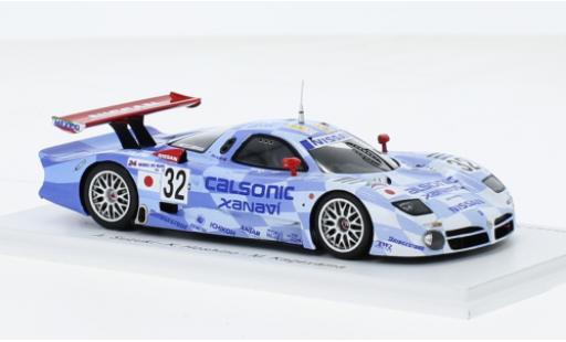 Nissan R390 1/43 Spark GT1 RHD No.32 Motorsports Calsonic Xanavi 24h Le Mans 1998 diecast model cars