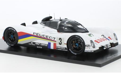 Diecast model cars Peugeot 905 1/18 Spark No.3 Esso 24h Le Mans 1993 Peugeot 905 1/18 Spark No.3 Esso 24h Le Mans 1993 diecast model cars