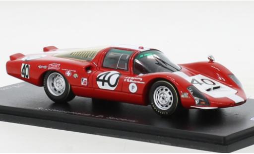 Porsche 906 1/43 Spark LH No.40 12h Sebring 1967 diecast model cars