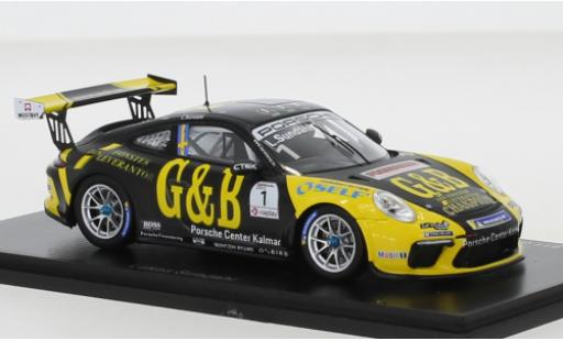 Porsche 992 GT3 1/43 Spark 911 (991) Cup No.1 Carrera Cup Scandinavia 2020 diecast model cars