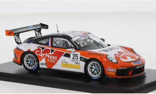 Porsche 992 GT3 1/43 Spark 911 (991) Cup No.25 Carrera Supercup 2020 diecast model cars