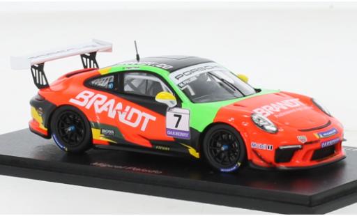 Diecast model cars Porsche 991 GT3 Cup 1/43 Spark 911  No.7 Carrera Cup Brasilien 2021 Porsche 991 GT3 Cup 1/43 Spark 911  No.7 Carrera Cup Brasilien 2021 diecast model cars