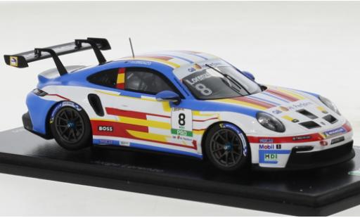 Diecast model cars Porsche 991 GT3 Cup 1/43 Spark 911  No.8 Carrera Cup Italia 2022 Porsche 991 GT3 Cup 1/43 Spark 911  No.8 Carrera Cup Italia 2022 diecast model cars