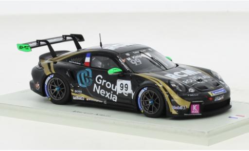 Diecast model cars Porsche 991 GT3 Cup 1/43 Spark 911  No.99 Carrera Cup France 2021 Porsche 991 GT3 Cup 1/43 Spark 911  No.99 Carrera Cup France 2021 diecast model cars