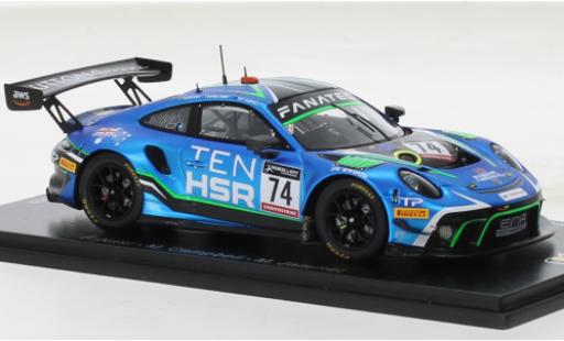 Diecast model cars Porsche 991 GT3 R 1/43 Spark 911  No.74 EMA Motorsport 24h Spa 2022 Porsche 991 GT3 R 1/43 Spark 911  No.74 EMA Motorsport 24h Spa 2022 diecast model cars