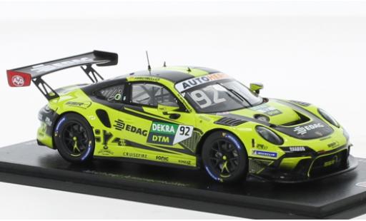 Porsche 991 GT3 R 1/43 Spark 911  No.92 Team SSR Performance DTM Nuerburgring 2021 diecast model cars