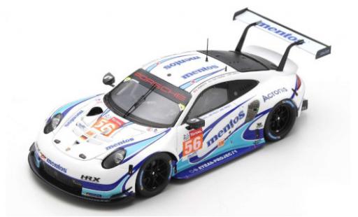 Diecast model cars Porsche 992 RSR 1/64 Spark 911 (991) No.56 Team Project 1 24h Le Mans 2020 Porsche 992 RSR 1/64 Spark 911 (991) No.56 Team Project 1 24h Le Mans 2020 diecast model cars