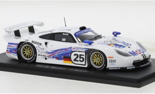 Porsche 996 GT1 1/43 Spark 911 No.25 AG 24h Le Mans 1997 diecast model cars