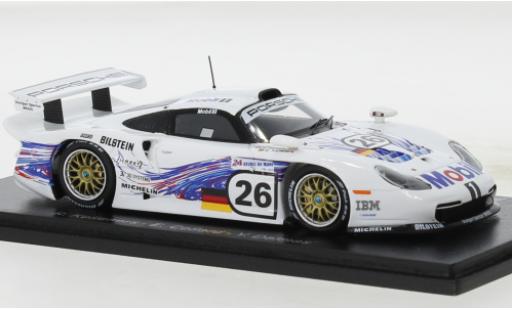 Porsche 996 GT1 1/43 Spark 911 No.26 AG 24h Le Mans 1997 diecast model cars