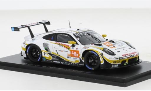 Porsche 911 1/43 Spark RSR-19 No.46 Team Project 1 24h Le Mans 2022 diecast model cars
