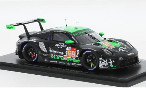 Porsche 911 1/43 Spark RSR-19 No.69 Herberth Motorsport 24h Le Mans 2021 diecast model cars