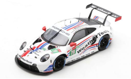 Porsche 911 1/18 Spark RSR-19 No.79 WeatherTech Racing 24h Le Mans 2021 diecast model cars