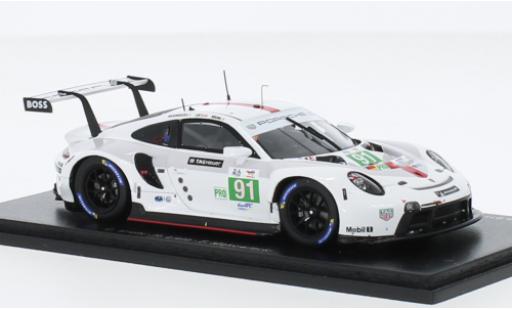 Porsche 911 1/43 Spark RSR-19 No.91 GT Team 24h Le Mans 2022 diecast model cars