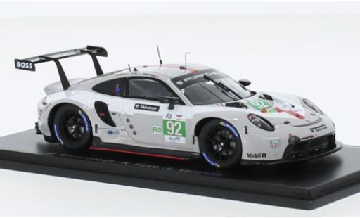 Porsche 911 1/43 Spark RSR-19 No.92 GT Team 24h Le Mans 2022 diecast model cars