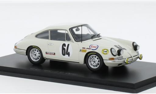 Porsche 911 1/43 Spark T No.64 24h Le Mans 1968 diecast model cars
