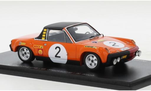 Porsche 914 1/43 Spark /6 No.2 Marathon de la Route 1970 diecast model cars