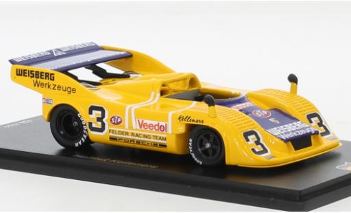 Diecast model cars Porsche 917 1973 1/43 Spark /30 RHD No.3 Weisberg Interserie Hockenheim Porsche 917 1973 1/43 Spark /30 RHD No.3 Weisberg Interserie Hockenheim diecast model cars