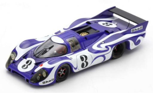 Diecast model cars Porsche 917 1970 1/43 Spark LH RHD No.3 24h Le Mans Practice 1970 Porsche 917 1970 1/43 Spark LH RHD No.3 24h Le Mans Practice 1970 diecast model cars