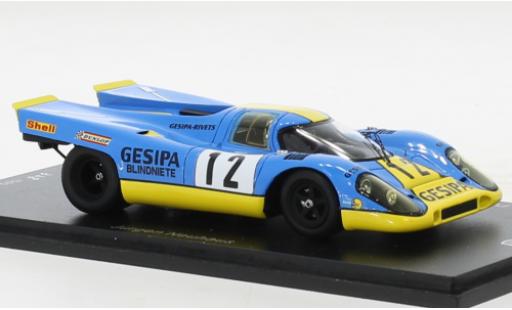 Diecast model cars Porsche 917 1970 1/43 Spark K No.12 GESIPA Interserie Norisring Porsche 917 1970 1/43 Spark K No.12 GESIPA Interserie Norisring diecast model cars