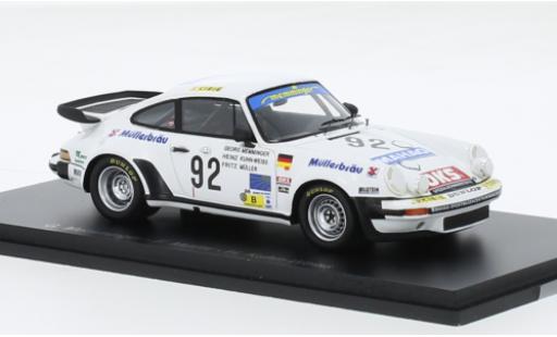 Porsche 930 1/43 Spark No.92 24h Le Mans 1983 diecast model cars