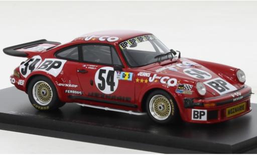Diecast model cars Porsche 934 1976 1/43 Spark No.54 24h Le Mans Porsche 934 1976 1/43 Spark No.54 24h Le Mans diecast model cars