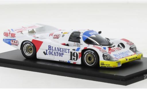 Diecast model cars Porsche 956 1986 1/43 Spark No.19 24h Le Mans Porsche 956 1986 1/43 Spark No.19 24h Le Mans diecast model cars