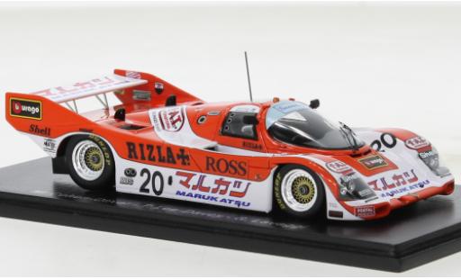 Diecast model cars Porsche 962 1990 1/43 Spark C No.20 24h Le Mans Porsche 962 1990 1/43 Spark C No.20 24h Le Mans diecast model cars