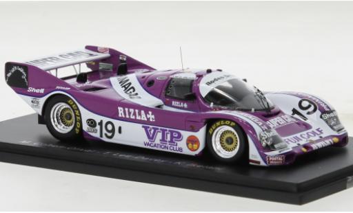 Diecast model cars Porsche 962 1990 1/43 Spark C RHD No.19 24h Le Mans Porsche 962 1990 1/43 Spark C RHD No.19 24h Le Mans diecast model cars