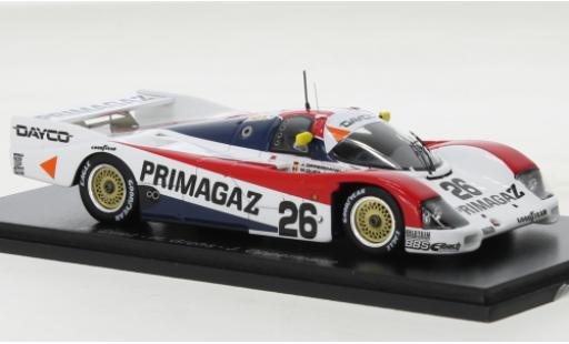 Diecast model cars Porsche 962 1990 1/43 Spark C RHD No.26 Primagaz 24h Le Mans Porsche 962 1990 1/43 Spark C RHD No.26 Primagaz 24h Le Mans diecast model cars