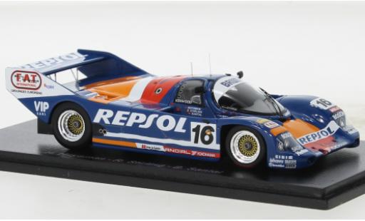 Porsche 962 1991 1/43 Spark C No.16 Repsol 24h Le Mans diecast model cars