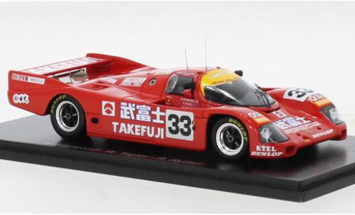 Diecast model cars Porsche 962 1990 1/43 Spark C No.33 24h Le Mans Porsche 962 1990 1/43 Spark C No.33 24h Le Mans diecast model cars