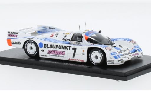 Porsche 962 1989 1/43 Spark C No.7 Joest Racing Blaupunkt 24h Le Mans diecast model cars