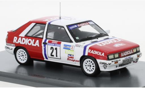 Renault 11 1/43 Spark Turbo No.21 Rallye WM Tour de Corse 1987 diecast model cars