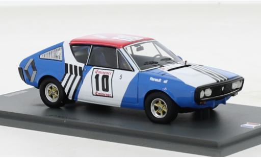 Renault 17 1/43 Spark No.10 Ronde Cevenole 1973 diecast model cars