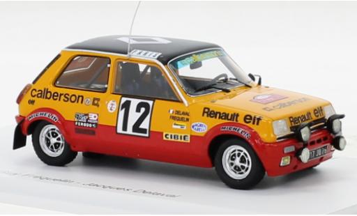 Diecast model cars Renault 5 1/43 Spark Alpine Gr.2 No.12 Calberson Rallye WM Rallye Monte Carlo 1978 Renault 5 1/43 Spark Alpine Gr.2 No.12 Calberson Rallye WM Rallye Monte Carlo 1978 diecast model cars