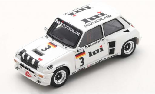 Diecast model cars Renault 5 1/43 Spark Turbo No.3 Lui Turbo Eurocup 1981 Renault 5 1/43 Spark Turbo No.3 Lui Turbo Eurocup 1981 diecast model cars