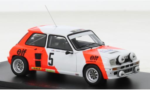 Diecast model cars Renault 5 1/43 Spark Turbo No. Rallye du Var 1982 Renault 5 1/43 Spark Turbo No. Rallye du Var 1982 diecast model cars