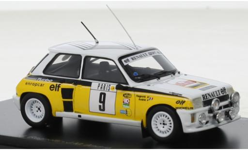 Diecast model cars Renault 5 1/43 Spark Turbo No.9 Rallye WM Rallye Monte Carlo 1983 Renault 5 1/43 Spark Turbo No.9 Rallye WM Rallye Monte Carlo 1983 diecast model cars