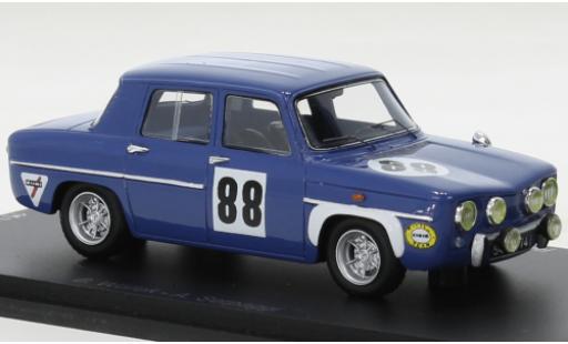 Renault 8 1/43 Spark Gordini blue No. 24h Spa 196 diecast model cars