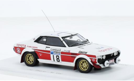 Toyota Celica 1/43 Spark 2000 GT (TA22) No.18 Rallye WM RAC Rallye 1977 diecast model cars