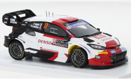 Diecast model cars Toyota Yaris 1/43 Spark GR Rally1 hybride No.17 Gazoo Racing WRT Rallye WM Rallye Monte Carlo 2023 Toyota Yaris 1/43 Spark GR Rally1 hybride No.17 Gazoo Racing WRT Rallye WM Rallye Monte Carlo 2023 diecast model cars