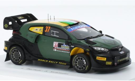 Toyota Yaris 1/43 Spark GR Rally1 No.37 Rallye WM Rallye Suède 2023 diecast model cars