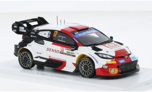 Toyota Yaris 1/43 Spark GR Rally1 Hybrid No.17 Gazoo Racing WRT Rallye WM Rallye Japan 2023 1:43 diecast model cars