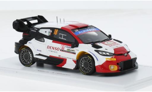 Diecast model cars Toyota Yaris 1/43 Spark GR Rally1 Hybrid No.18 Gazoo Racing WRT Rallye WM Rallye Japan 2023 1:43 Toyota Yaris 1/43 Spark GR Rally1 Hybrid No.18 Gazoo Racing WRT Rallye WM Rallye Japan 2023 1:43 diecast model cars