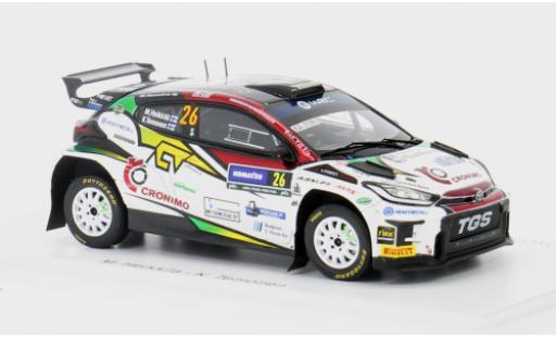 Diecast model cars Toyota Yaris 1/43 Spark GR Rally2 No.26 Rallye WM Rallye Schweden 2024 1:43 Toyota Yaris 1/43 Spark GR Rally2 No.26 Rallye WM Rallye Schweden 2024 1:43 diecast model cars