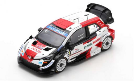 Toyota Yaris 1/43 Spark WRC No.1 Gazoo Racing DMG MORI Rallye WM Rally Croatia 2021 S.Ogier/J.Ingrassia diecast model cars