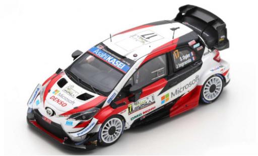 Toyota Yaris 1/43 Spark WRC No.17 Microsoft Rallye WM Rally Monza 2020 S.Ogier/J.Ingrassia diecast model cars