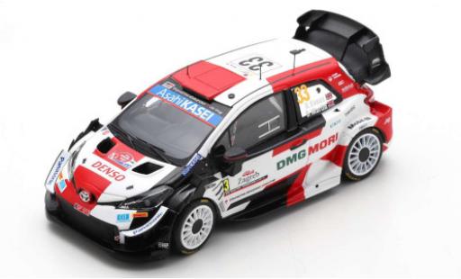 Toyota Yaris 1/43 Spark WRC No.33 Gazoo Racing DMG MORI Rallye WM Rally Croatia 2021 E.Evans/S.Martin diecast model cars