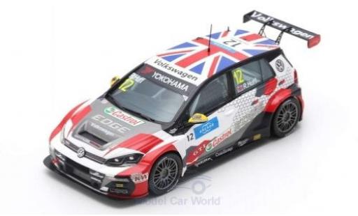 Volkswagen Golf 1/43 Spark GTI TCR No.12 Sebastien Loeb Racing WTCR Nürburgring 2019 R.Huff diecast model cars