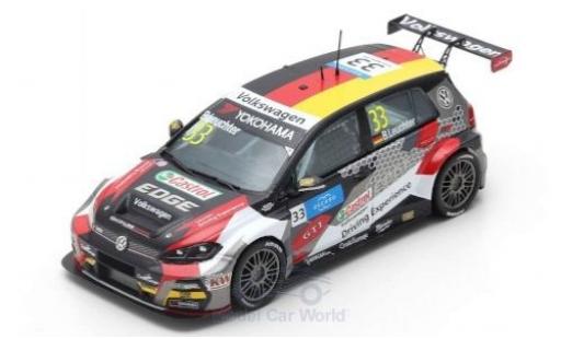 Volkswagen Golf 1/43 Spark GTI TCR No.14 Sebastien Loeb Racing WTCR Nürburgring 2019 J.Kristoffersson diecast model cars